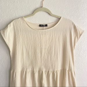 Sucrefas 100% Cotton  Cream Maxi Dress Size L